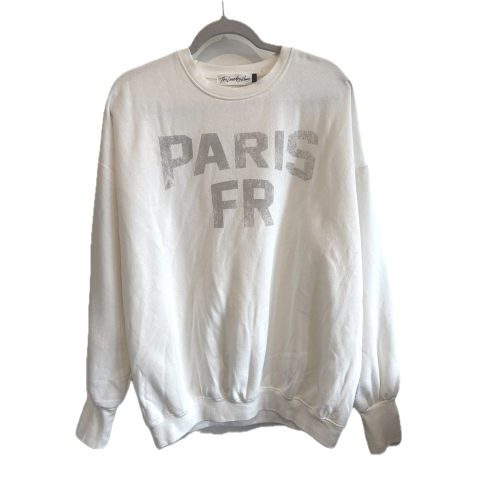 The Laundry Room White Paris FR Sweatshirt